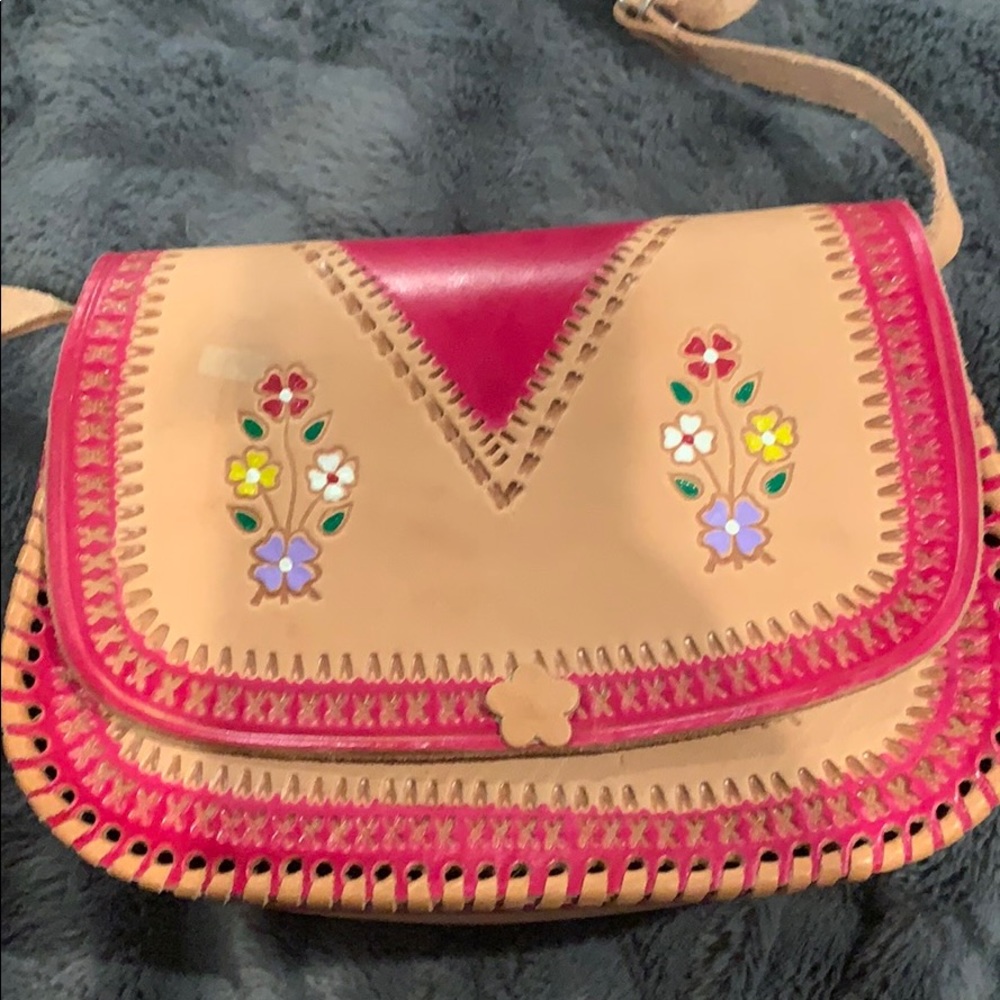 Beautiful Mexican Leather Purse from Mexico.